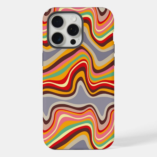 retro wave disco iPhone case (Back)