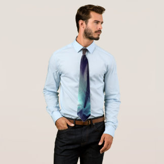 Retro Wave Fractal Tie