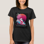 Retro Wave Santa Sleigh 80s Vaporwave Christmas St T-Shirt<br><div class="desc">Retro Wave Santa Sleigh 80s Vaporwave Christmas Style</div>