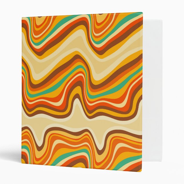 retro wave warm binder (Front/Inside)