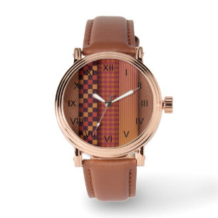 Retro Waves and Geometric Midcentury Pattern Watch