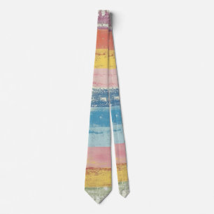 Retro Weathered Rainbow Striped Tie