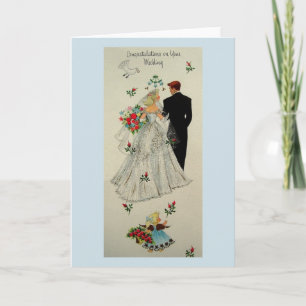 Retro Wedding Greeting Card