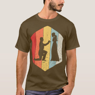 Retro Wedding Vintage Wedding Cool Bride Groom Eve T-Shirt