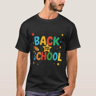 Retro Welcome Back To School Teacher Appreciation  T-Shirt