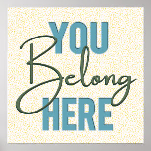 Retro Welcome Event/Church Compliment Poster