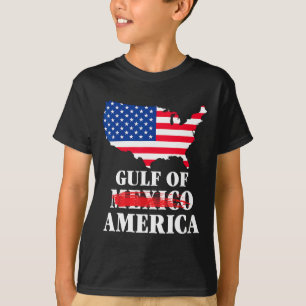 Retro Welcome To America's Gulf Funny Trump Mexico T-Shirt