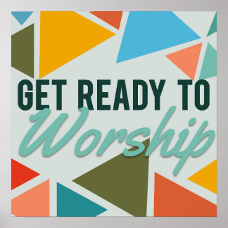 Retro Welcome Worship Sign 