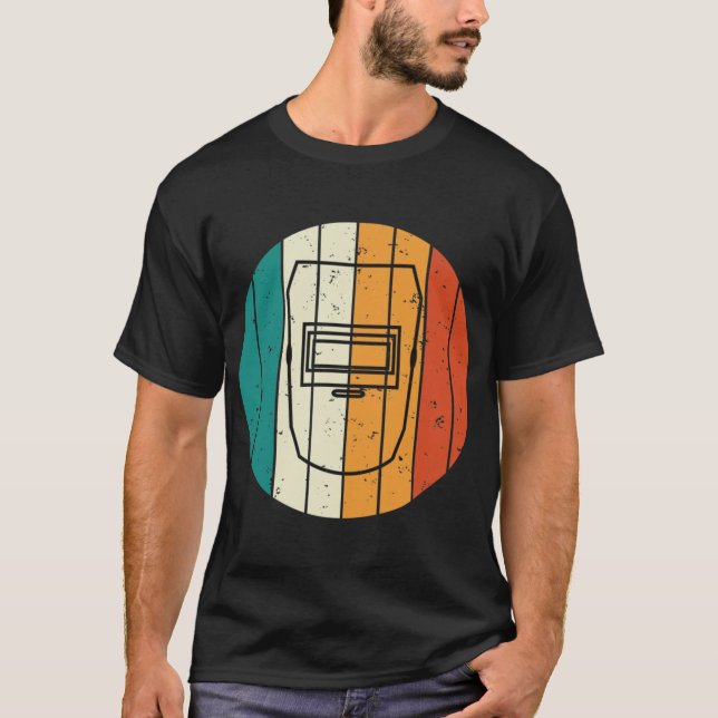 Retro Welder Mask Weldingshirt vintage T-Shirt (Front)