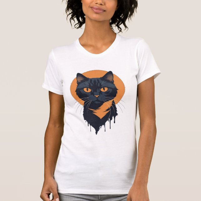 Retro Whiskers T-Shirt (Front)