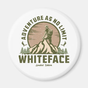 Retro Whiteface Mountain Hike  Magnet