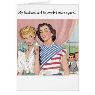 Retro Wife - Locked Husband Outside,