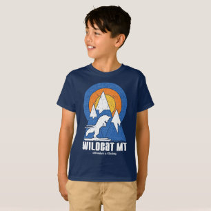 Retro Wildcat Mountain Ski White Fox T-Shirt