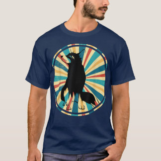 Retro Wildlife Fo Animal Lover Nature Forest Fo T-Shirt