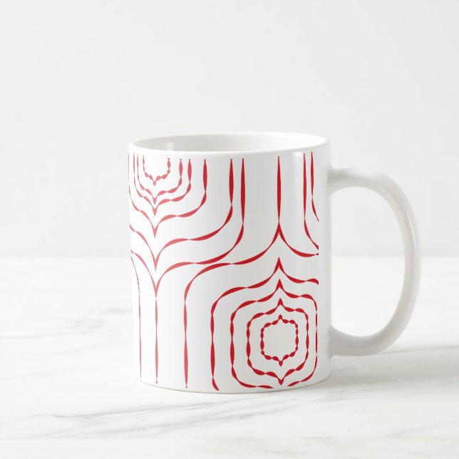 Retro Window Mug - Red (Right)