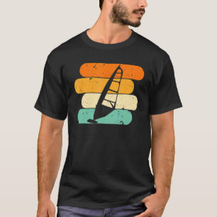 Retro Windsurfing Surfing Surfer Kitesurfer Windsu T-Shirt