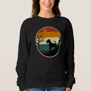Retro Wire Fox Terrier Graphic Dog Wire Fox Terri Sweatshirt
