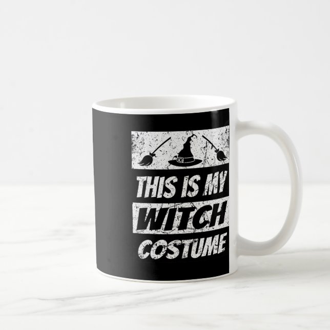 Retro Witch Halloween Matching Group Costume Spook Coffee Mug (Right)