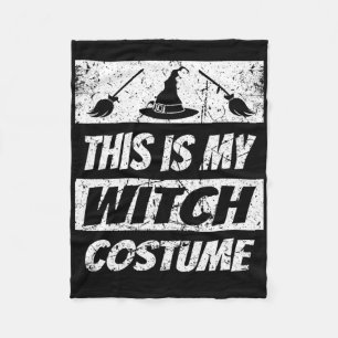 Retro Witch Halloween Matching Group Costume Spook Fleece Blanket