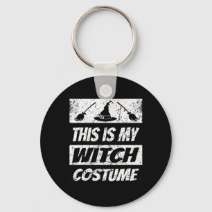 Retro Witch Halloween Matching Group Costume Spook Keychain