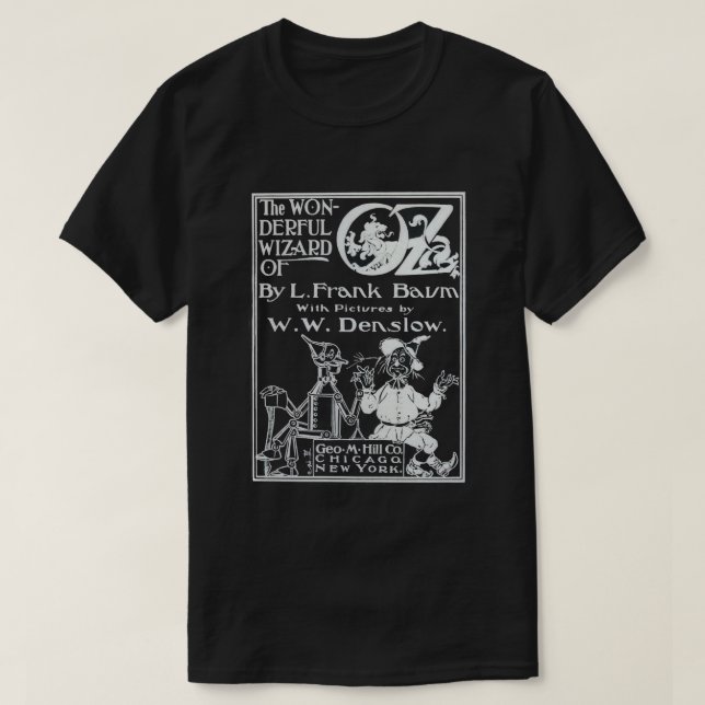 Retro Wizard Of Oz Cool Graphic Gift T-Shirt (Design Front)