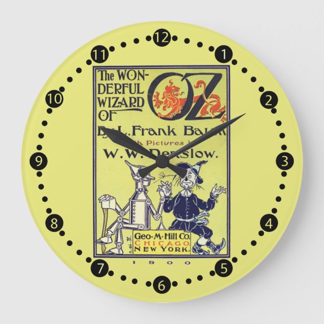 Retro Wizard of Oz Vintage wall Clock (Front)