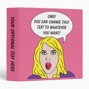 RETRO WOMAN custom binders