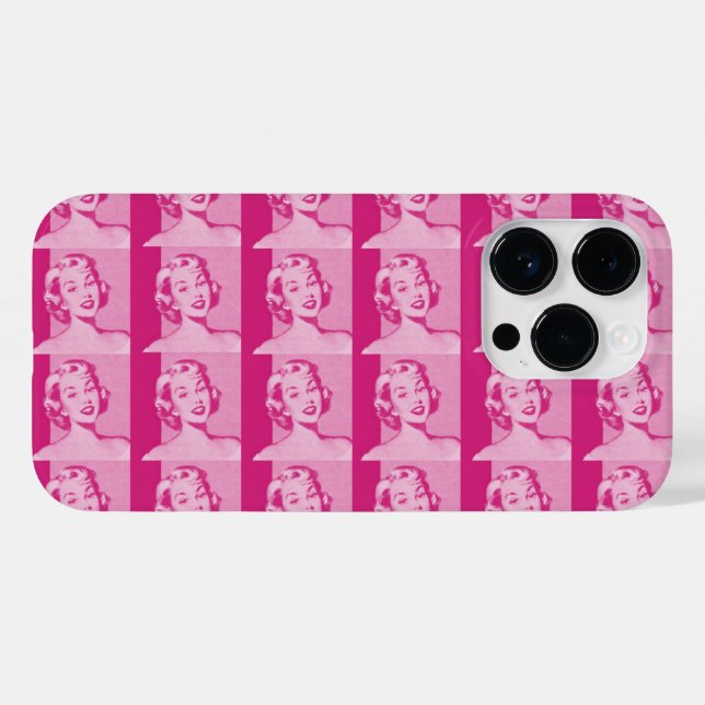 Retro Women Case-Mate iPhone Case (Back (Horizontal))