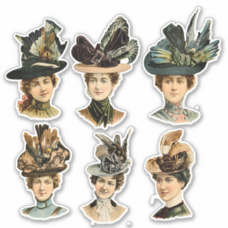 Retro Women Face Scrapbook