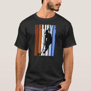 Retro Womens Field Hockey Player Birthday Motivati T-Shirt