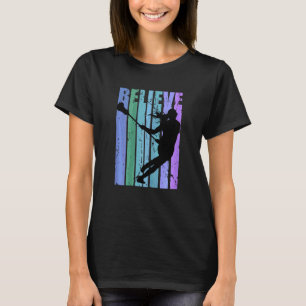 Retro Womens Lacrosse Queen Coach Vintage Distress T-Shirt