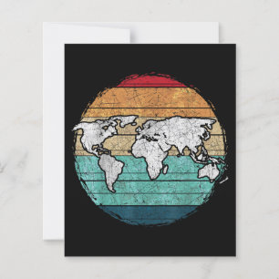 Retro World Map