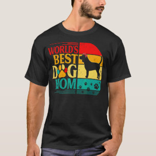 Retro World's Best Beagle Dog Mom Mother's Day T-Shirt