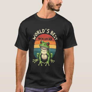 Retro Worlds Best Frog Catcher T-Shirt