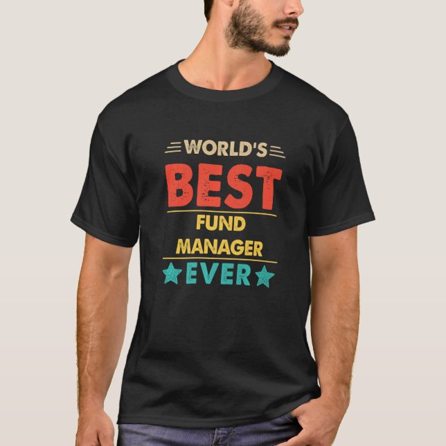Retro World's Best Fund Manager Ever   T-Shirt (Front)