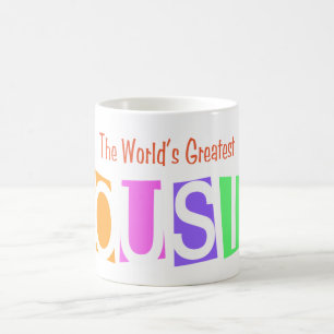 Retro World's Greatest Cousin Coffee Mug