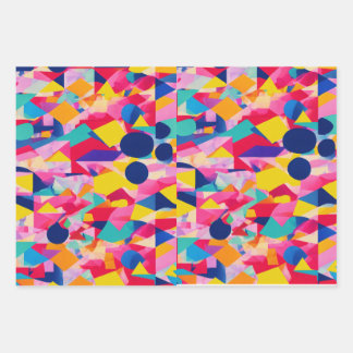 retro wrapping paper sheet