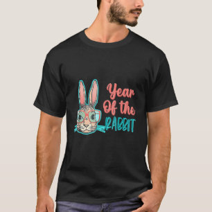 Retro Year Of The Rabbit Happy New Year 2023 Famil T-Shirt