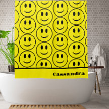 Retro Yellow Happy Face Smiling