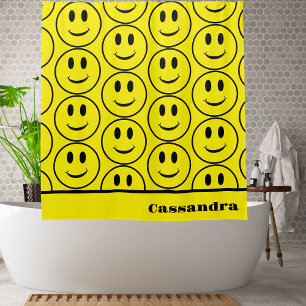 Retro Yellow Happy Face Smiling 