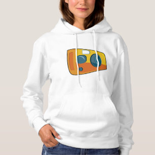 Retro Yellow Point and Shoot Film Camera Hoodie