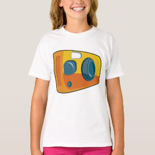 Retro Yellow Point and Shoot Film Camera T-Shirt