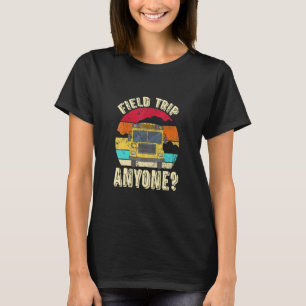 Retro Yellow School Bus for School Bus Driver and T-Shirt