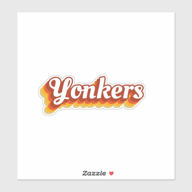 Retro Yonkers New York (Sheet)