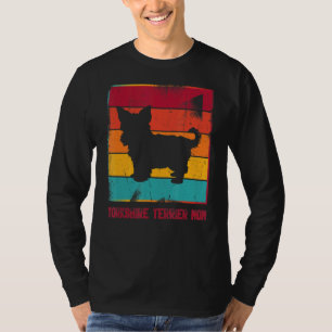 Retro Yorkshire Terrier Mom Owner Mother Pet Mama  T-Shirt
