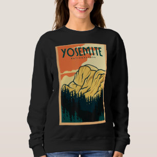 Retro Yosemite National Park California 1 Sweatshirt