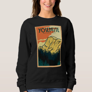 Retro Yosemite National Park California 2 Sweatshirt