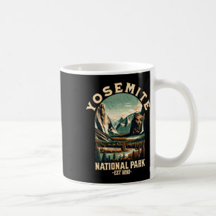 Retro Yosemite National Park Usa Vintage Hiking Coffee Mug