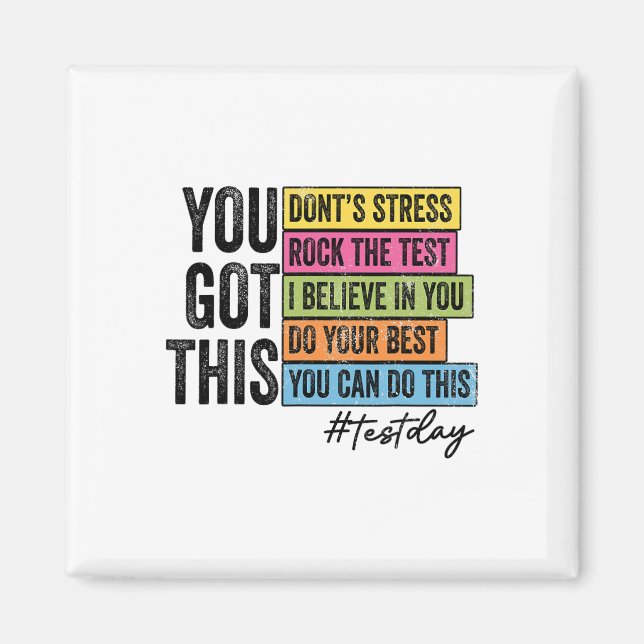 Retro You Got This  Magnet (Front)
