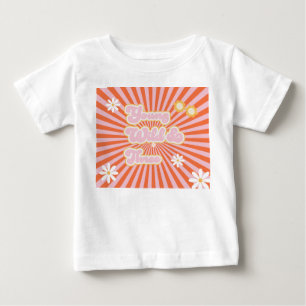 Retro Young Wild and Three Birthday Baby T-Shirt